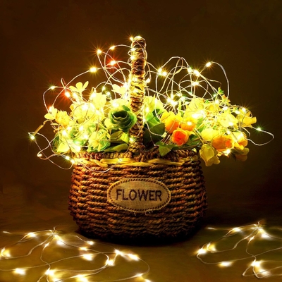 Bedroom IP67 Led Fairy Lights Plug In Colors Changing String Lights With Remote Control